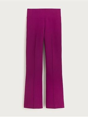 J. Crew New Delaney Kickout Flare Sweater Pant in Magenta - Size XS Tall